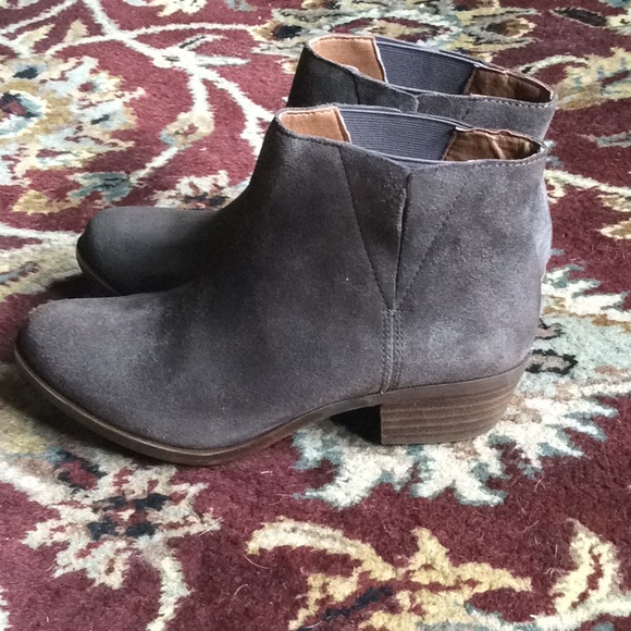 grey lucky booties